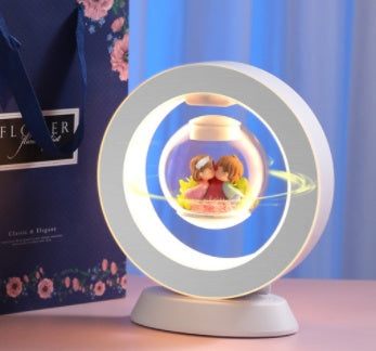 Valentines Day Gift Heart Floating Table LED