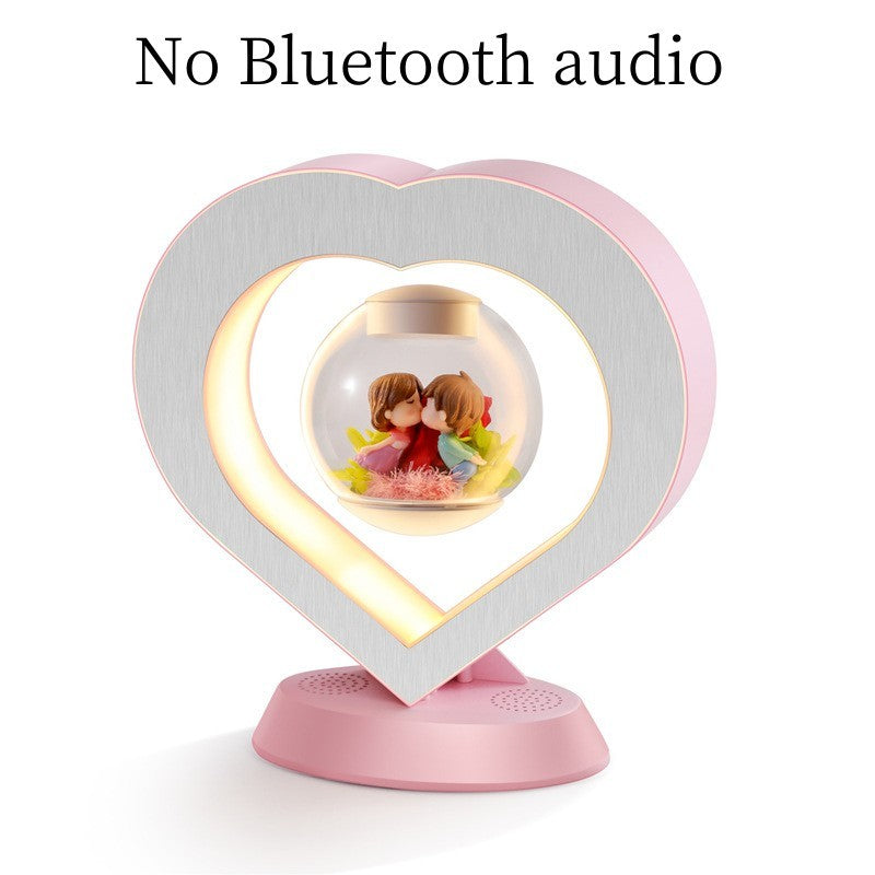 Valentines Day Gift Heart Floating Table LED
