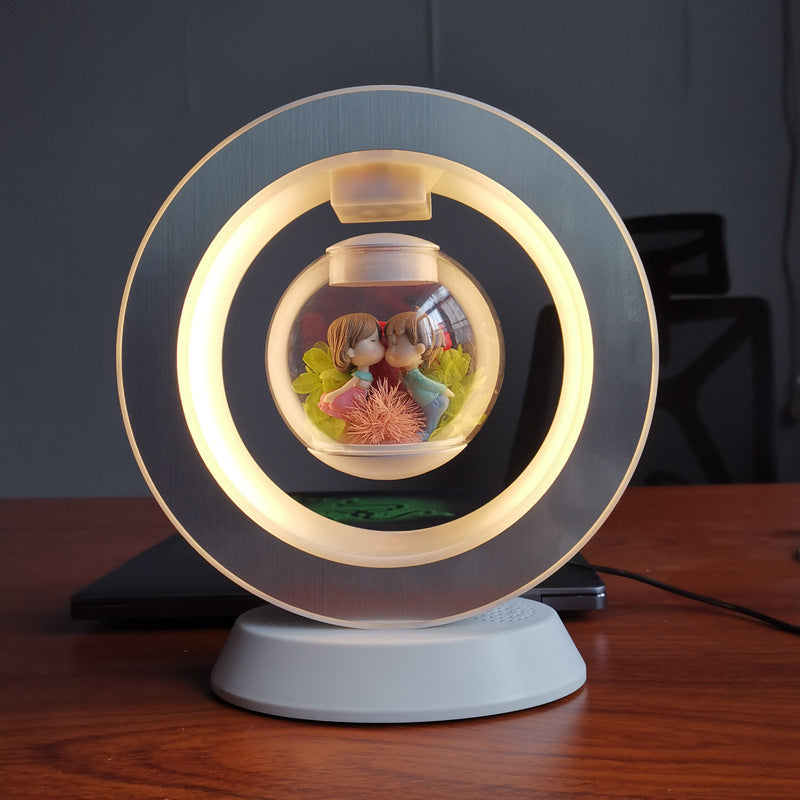 Valentines Day Gift Heart Floating Table LED