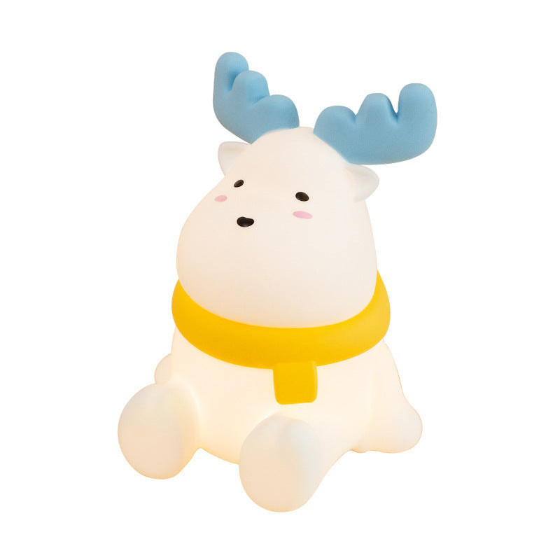 Children's Moose Shape Silicone LED Night