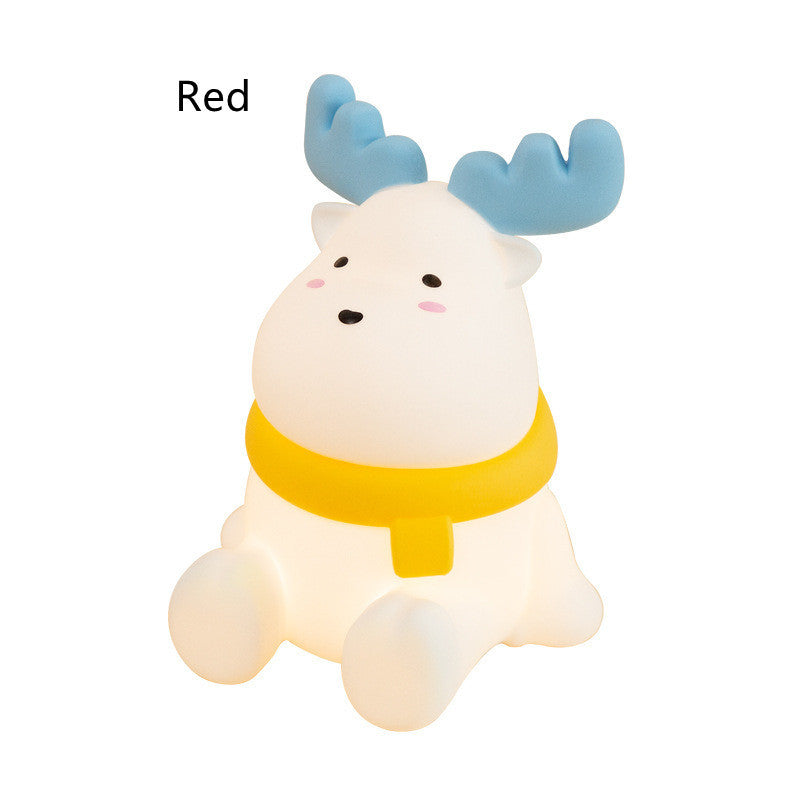 Children's Moose Shape Silicone LED Night