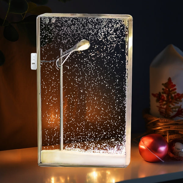 DIY Snowy Night Street Lamp