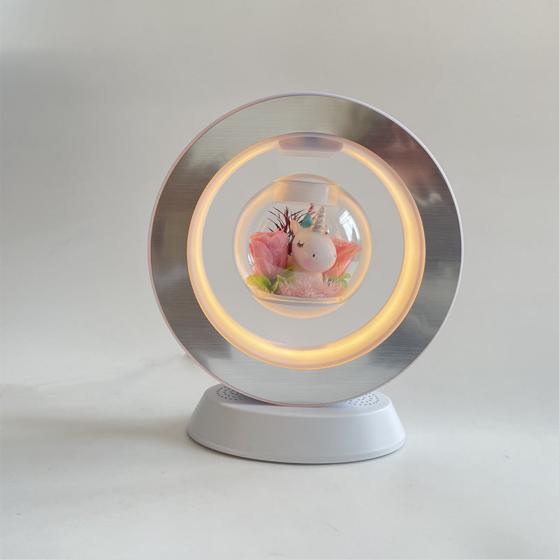 Valentines Day Gift Heart Floating Table LED